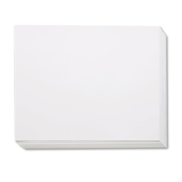 Pacon Poster Board, 4-Ply, White, 28"x22", PK100 104225